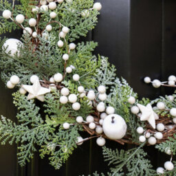 Dibor 50Cm Shooting Star Orchard Xmas Festive Decor Front Door Wreath Christmas Wreath - thumbnail 4