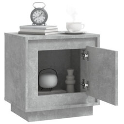 Berkfield Bedside Cabinet Concrete Grey 44X35X45 Cm Engineered Wood - thumbnail 5