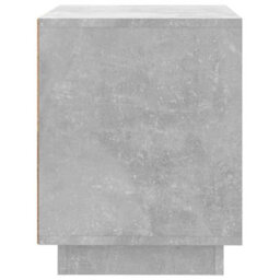 Berkfield Bedside Cabinet Concrete Grey 44X35X45 Cm Engineered Wood - thumbnail 8
