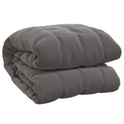 Vidaxl Weighted Blanket Grey 200X230 Cm 13 Kg Fabric Weighted Blankets - thumbnail 2