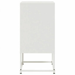 Berkfield Bedside Cabinets 2 Pcs White 36X39X78 Cm Steel - thumbnail 7