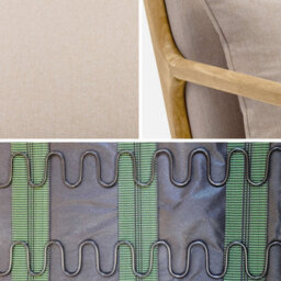 Sweeek - Scandi-Style Wooden Armchair With Cushion Beige 65X80X79 Cm - Lorens - thumbnail 4