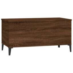 Berkfield Coffee Table Brown Oak 90X44.5X45 Cm Engineered Wood - thumbnail 6