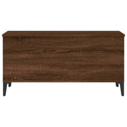 Berkfield Coffee Table Brown Oak 90X44.5X45 Cm Engineered Wood - thumbnail 7