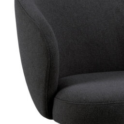 Furniture To Go Darlene Dining Chair With Armrest And Swivel Function In Black - thumbnail 7