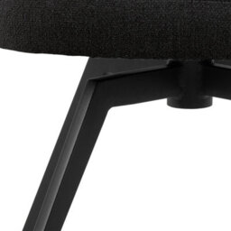 Furniture To Go Darlene Dining Chair With Armrest And Swivel Function In Black - thumbnail 8
