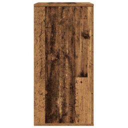 Walplus Sideboard With Drawer Old Wood 60 X 39 X 80 Cm Engineered Wood - thumbnail 7
