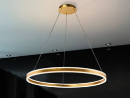 Luminosa Lighting Luminosa Helia Integrated Led Ceiling Pendant Gold - Uk Stock - thumbnail 1