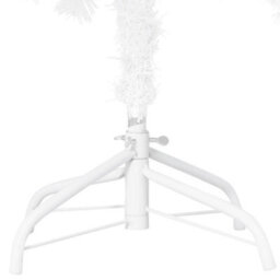 Berkfield Artificial Christmas Tree With Leds&ball Set White 120 Cm Pvc - thumbnail 4