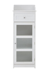 Orsina Practical Design Glass Door Floor Standing Cabinet, Big Impact Display Cabinet, Slim Storage Storage Unit