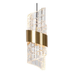 Lucide Kligande - Pendant Light - 30 Cm - Led Dim. - 5X8W 2700K - Matt Gold / Brass - thumbnail 3