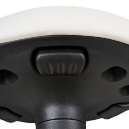 Wyld and Coco Wobble Stool White Faux Leather, Height-Adjustable 63-84 Cm - thumbnail 6