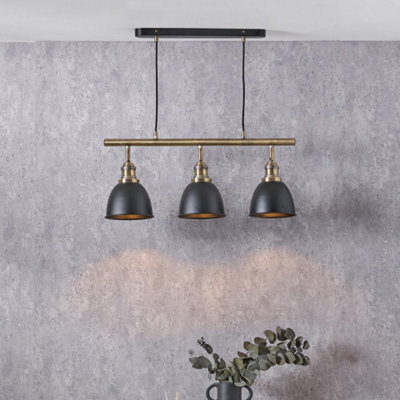 Pacific Lifestyle Black And Gold Kitchen Island Ceiling Lights - image 1