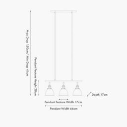 Pacific Lifestyle Black And Gold Kitchen Island Ceiling Lights - thumbnail 5