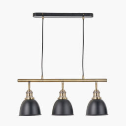Pacific Lifestyle Black And Gold Kitchen Island Ceiling Lights - thumbnail 2