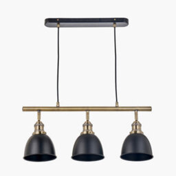 Pacific Lifestyle Black And Gold Kitchen Island Ceiling Lights - thumbnail 3