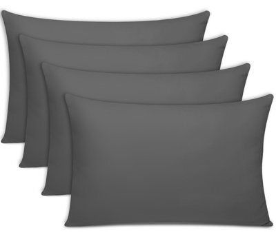 Lazzaro Premium 100% Egyptian Cotton Pillowcases 300 Thread Count 4 Pack Breathable Ultrasoft - image 1