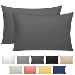 Lazzaro Premium 100% Egyptian Cotton Pillowcases 300 Thread Count 4 Pack Breathable Ultrasoft - thumbnail 2