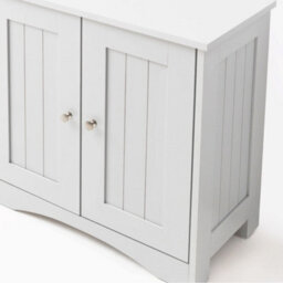White Bathroom Under Sink Cabinet Basin Storage Cupboard Vanity Unit Furniture - thumbnail 6