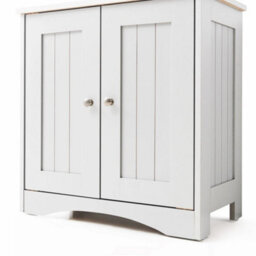 White Bathroom Under Sink Cabinet Basin Storage Cupboard Vanity Unit Furniture - thumbnail 4