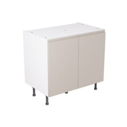 Kitchen Kit Base Unit 900mm W/ J-Pull Cabinet Door - Super Gloss Light Grey