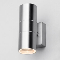 Litecraft Pack Of 4 Kenn Stainless Steel Up And Down Outdoor Ip44 Wall Lights - thumbnail 3