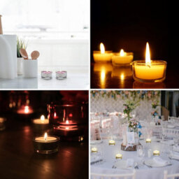 Zuvo Glass Tealight Candle Holders Set Of 24 Durable Reusable Clear Glass For Weddings And Decor - thumbnail 7