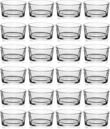 Zuvo Glass Tealight Candle Holders Set Of 24 Durable Reusable Clear Glass For Weddings And Decor - thumbnail 1