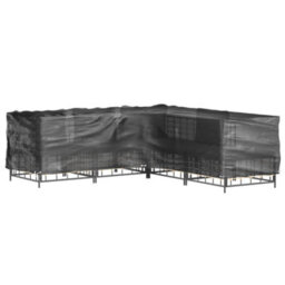 Walplus L-Shaped Outdoor Garden Furniture Covers 2 Pcs 16 Eyelets 250X250X70 Cm - thumbnail 7