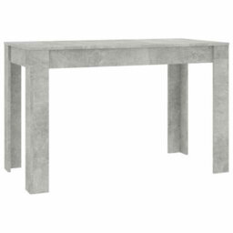 Berkfield Durable Dining Table Concrete Grey 120X60X76 Cm Engineered Wood - thumbnail 1