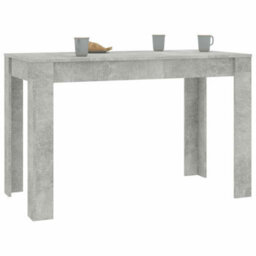 Berkfield Durable Dining Table Concrete Grey 120X60X76 Cm Engineered Wood - thumbnail 3