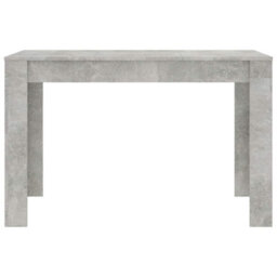 Berkfield Durable Dining Table Concrete Grey 120X60X76 Cm Engineered Wood - thumbnail 4
