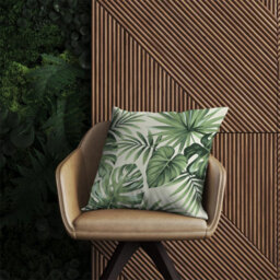 Warren Reed Designer Exotic Palm Leaves Outdoor Cushion 45Cm X 45Cm - thumbnail 2