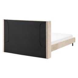 Beliani Bed Velvet Villette 160 X 200 Cm (Eu King Size) Beige - thumbnail 5