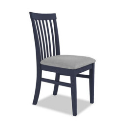Statement Furniture Florence Highback Upholstered Chairs Set Of 2 - Navy Blue - thumbnail 2