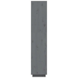 Berkfield Book Cabinet/room Divider Grey 40X35X167 Cm Solid Wood Pine - thumbnail 6