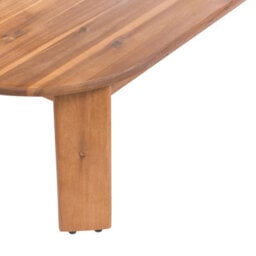 Beliani Garden Coffee Table Talsano 120 Cm 80 Cm Acacia Wood Brown - thumbnail 5