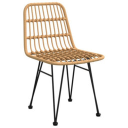 Berkfield 5 Piece Garden Dining Set Poly Rattan - thumbnail 5
