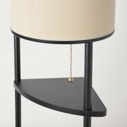 Corner Floor Lamp With Storage Shelf For Living Room And Bedroom - thumbnail 2