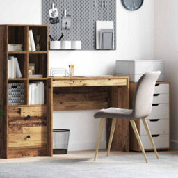 Berkfield Writing Desk Old Wood Engineered Wood 90 X 40 X 76 Cm Durable
