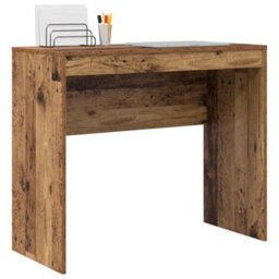 Berkfield Writing Desk Old Wood Engineered Wood 90 X 40 X 76 Cm Durable - thumbnail 3