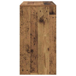 Berkfield Writing Desk Old Wood Engineered Wood 90 X 40 X 76 Cm Durable - thumbnail 5