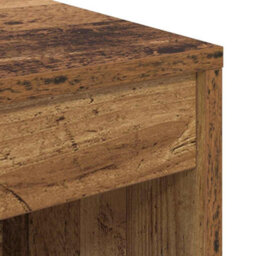 Berkfield Writing Desk Old Wood Engineered Wood 90 X 40 X 76 Cm Durable - thumbnail 7