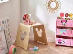 Disney Mickey Bentwood U Stool For Children, Natural Finish, W52 X D40.5 X H45Cm - thumbnail 4