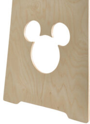 Disney Mickey Bentwood U Stool For Children, Natural Finish, W52 X D40.5 X H45Cm - thumbnail 3