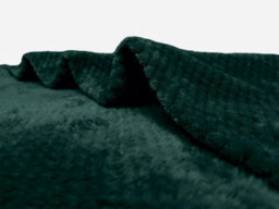 Waffle Flannel Fleece Throw Blanket Soft Warm Sofa Bed Travel (Emerald Green, King) - Pack Of 2 - thumbnail 2