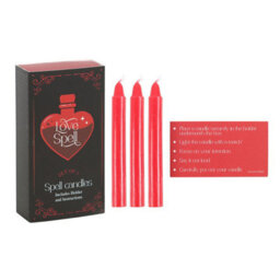 Set Of 3 Love Spell Candles For Attraction & Romance - thumbnail 3