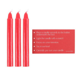 Set Of 3 Love Spell Candles For Attraction & Romance - thumbnail 5
