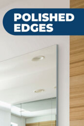 Mirroroutlet Bathroom Or Circuitt 4mm Sheet Mirror Glass Polished Edge 4 Holes 183 X 122 Cm - thumbnail 5