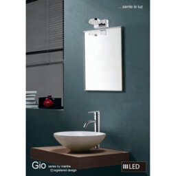 Luminosa Lighting Luminosa Gio Wall Lamp 1 Light 5W Led 3000K, 450Lm, Polished Chrome/frosted Acrylic - thumbnail 3